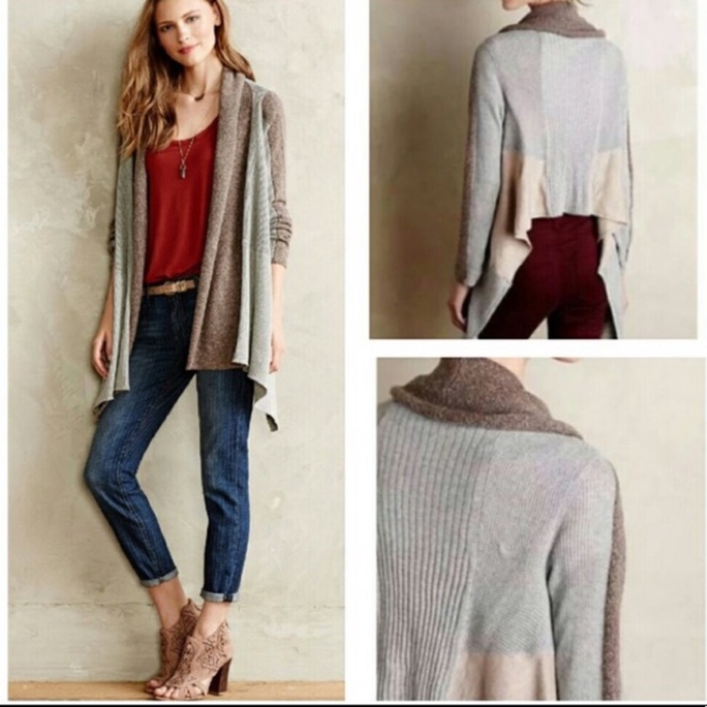 Sparrow Anthropologie colorpatch Sweater